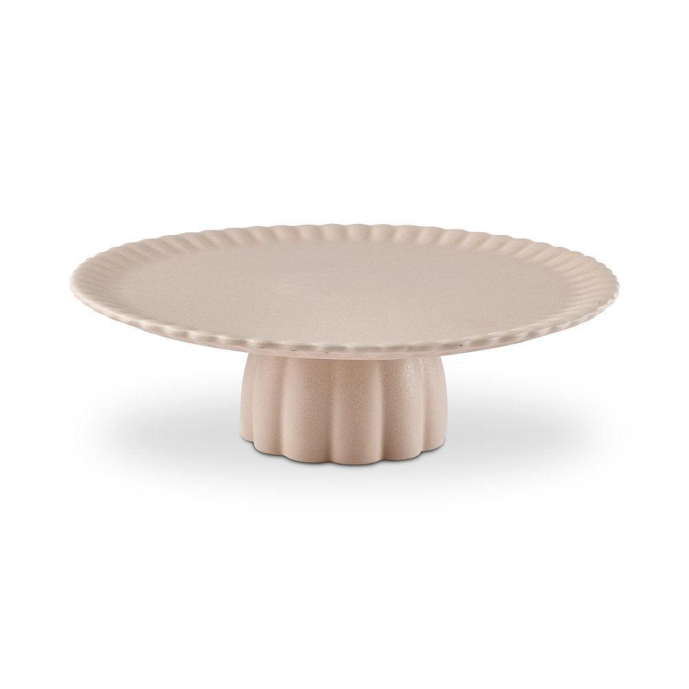 Salt & Pepper Leif Cake Stand Organza 29cm