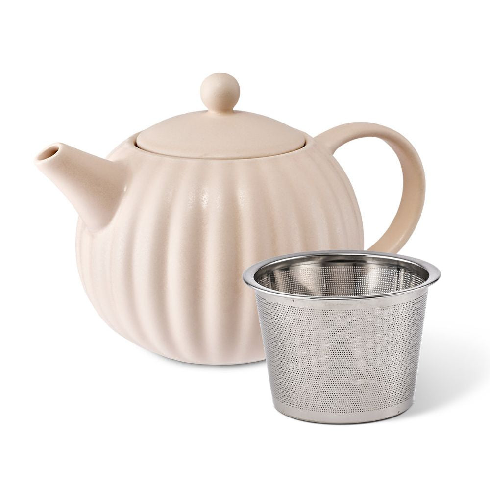 Salt & Pepper Leif Teapot with Strainer Organza 1.1L