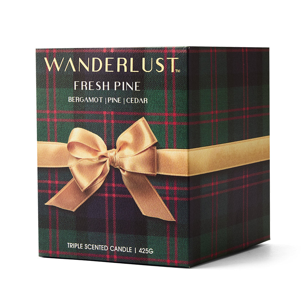 Wanderlust Limited Edition Christmas Candle With Lid 425g