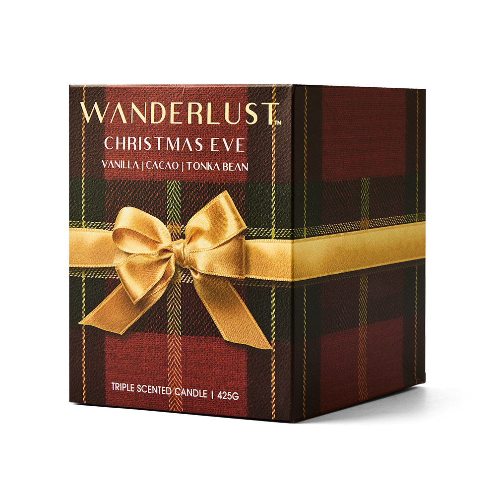 Wanderlust Limited Edition Christmas Candle With Lid 425g
