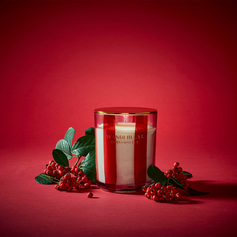 Wanderlust Limited Edition Christmas Candle With Lid 425g