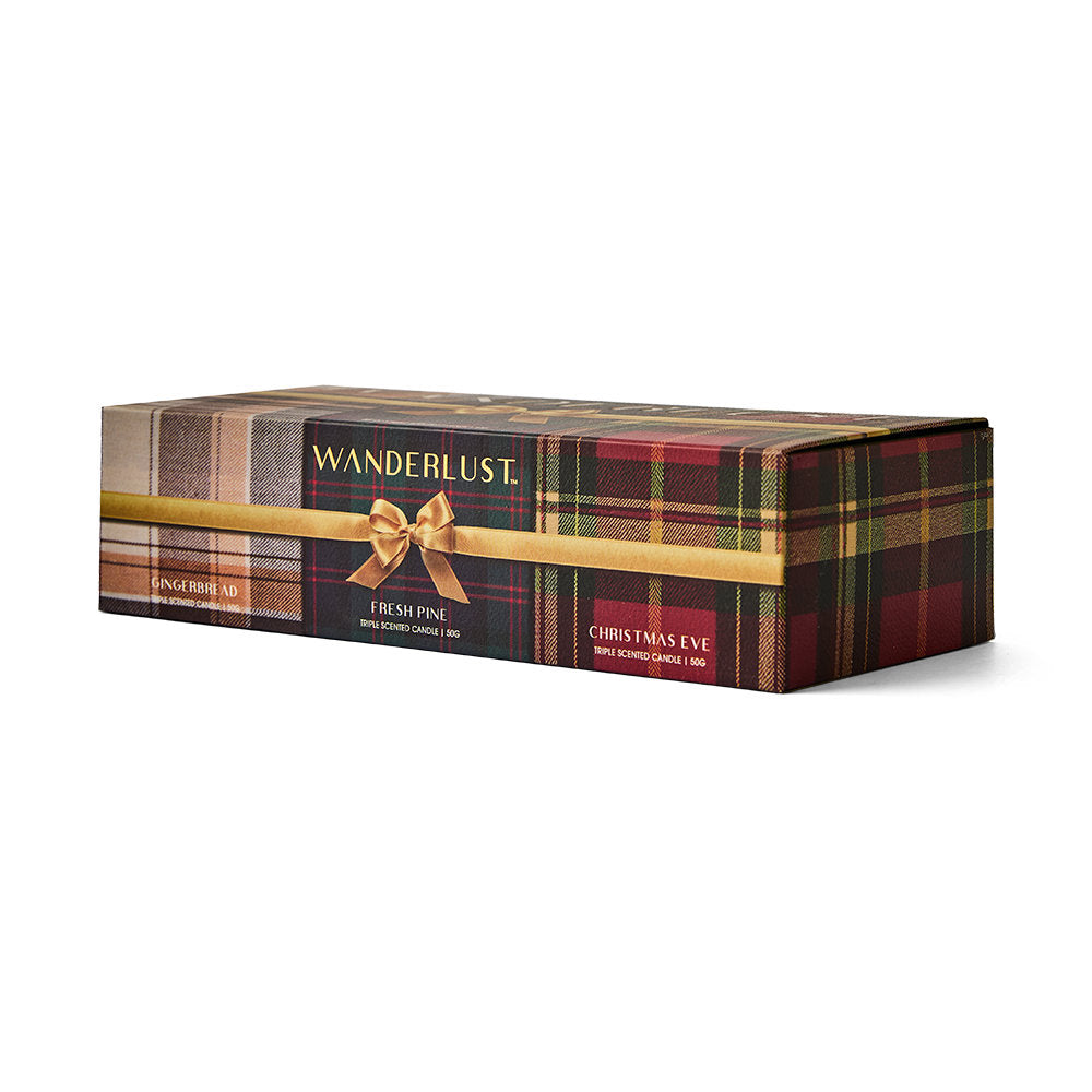 Wanderlust Limited Edition Christmas Candle Set 50g