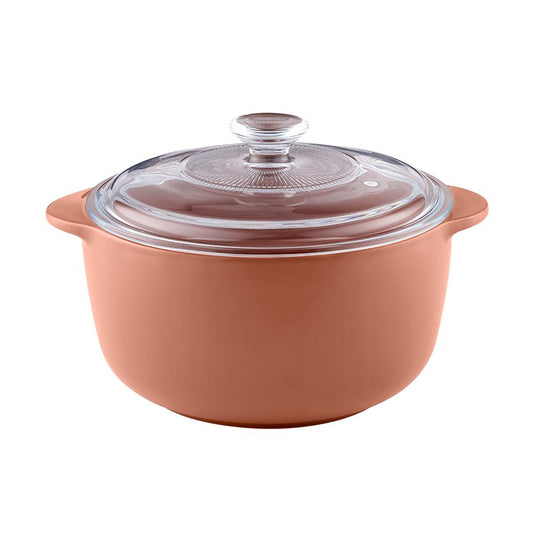 OvenBake Round Casserole Dish Terracotta