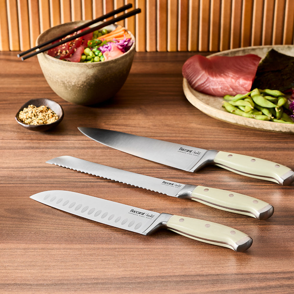 Baccarat Keiko 3 Piece Knife Set Fig