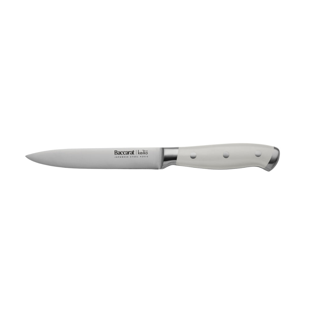 Baccarat Keiko Miro 7 Piece Knife Block Stone