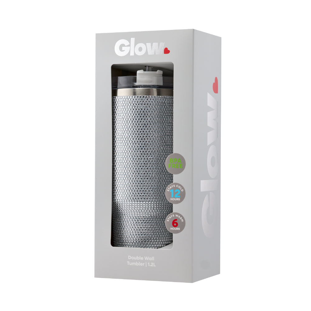 H2 Glow Diamond Travel Tumbler 1.2L