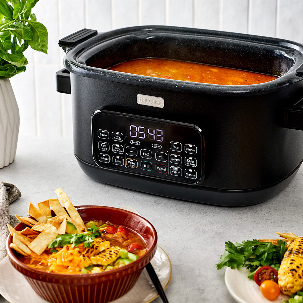 Baccarat GREEN STONE Slow Cooker 6L Black