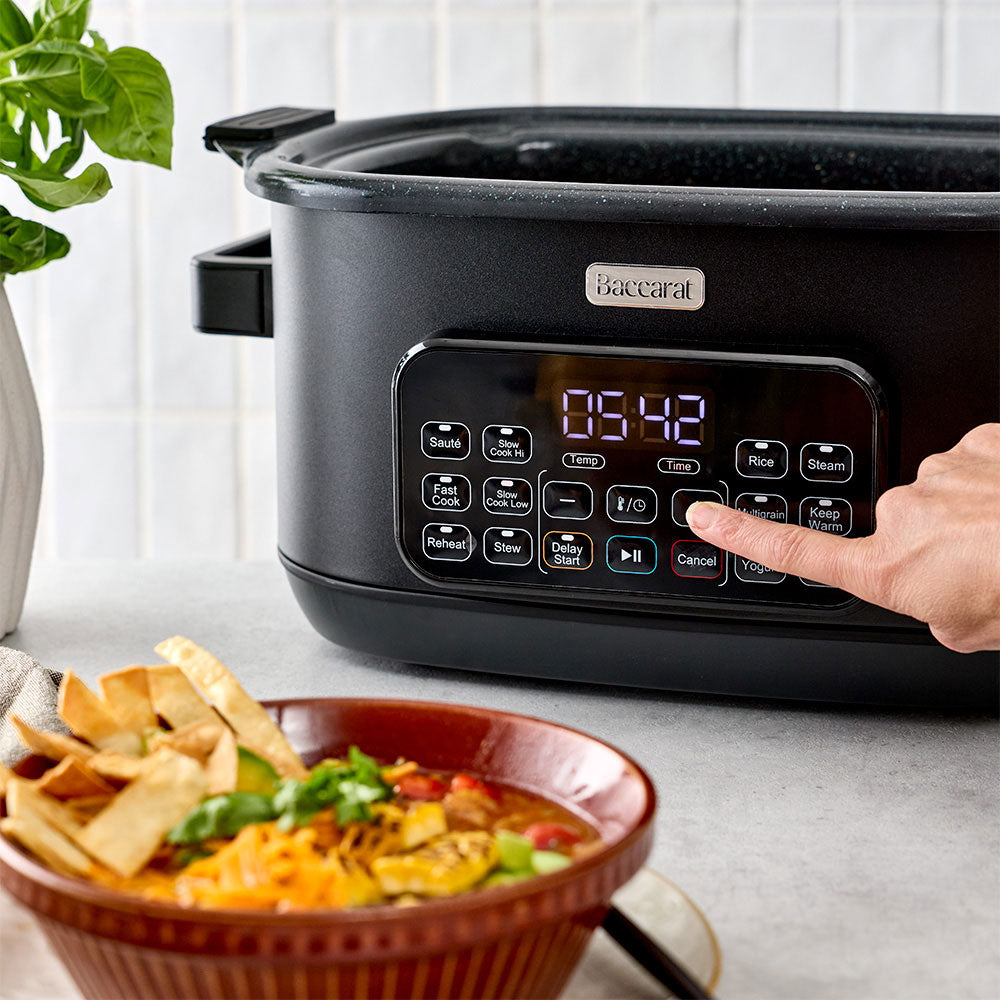Baccarat GREEN STONE Slow Cooker 6L Black