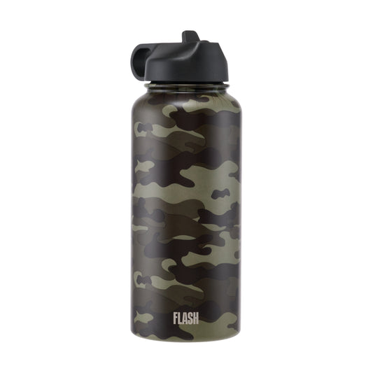 h2 hydro2 FLASH Sip Bottle 950ml Camo