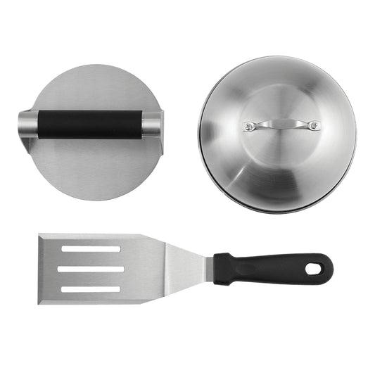 GRYLT Stainless Steel Smash Burger Kit