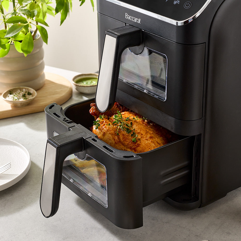 Baccarat 2 Stack Air fryer 11L Black