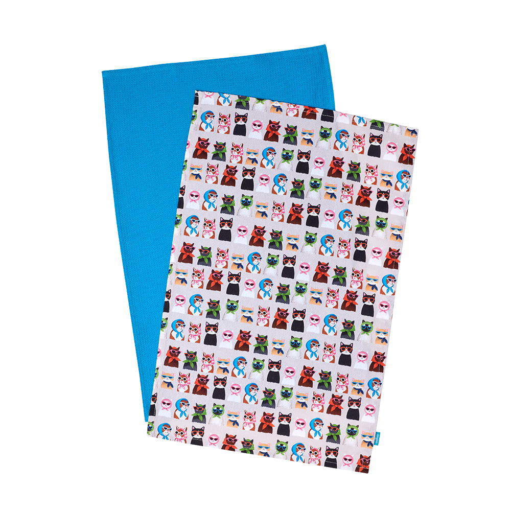 Ambrosia Set of 2 Novelty Tea Towels
