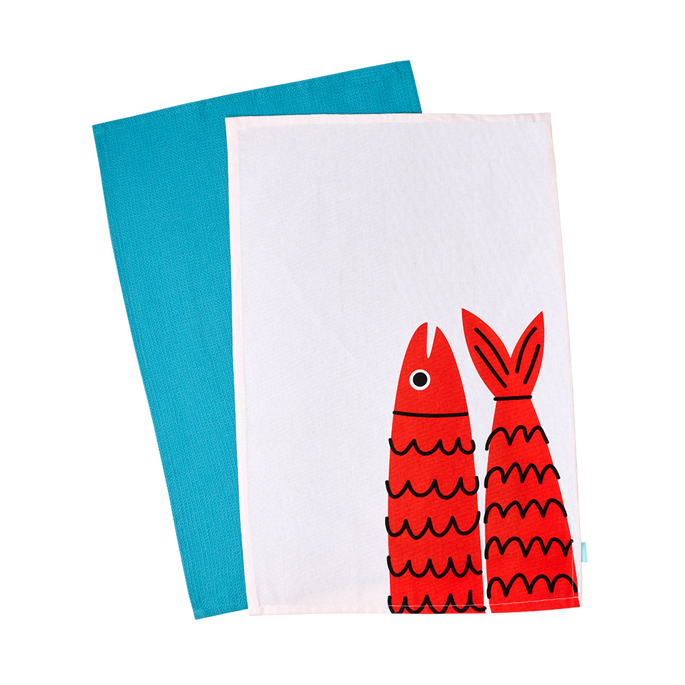 Ambrosia Set of 2 Novelty Tea Towels