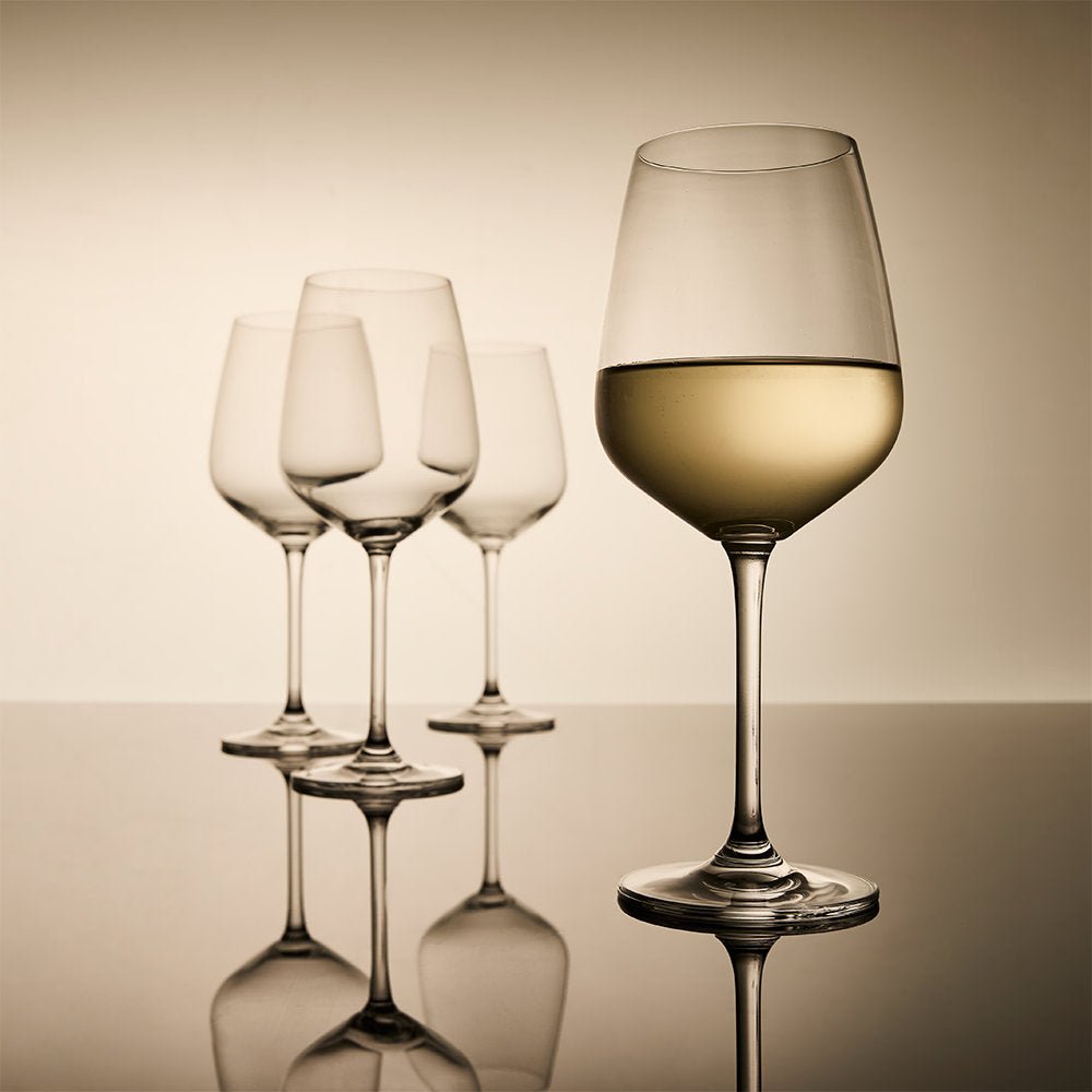 Salt & Pepper Set Of 4 Salut White Wine Glasses 520ml