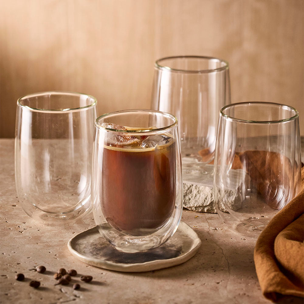 Baccarat Barista Cafe Double Wall Glass 350ml Set of 4
