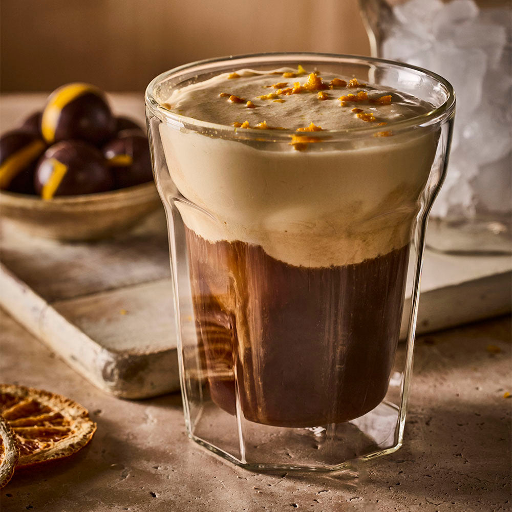Baccarat Barista Facet Double Wall Latte Glass 236ml Set of 2