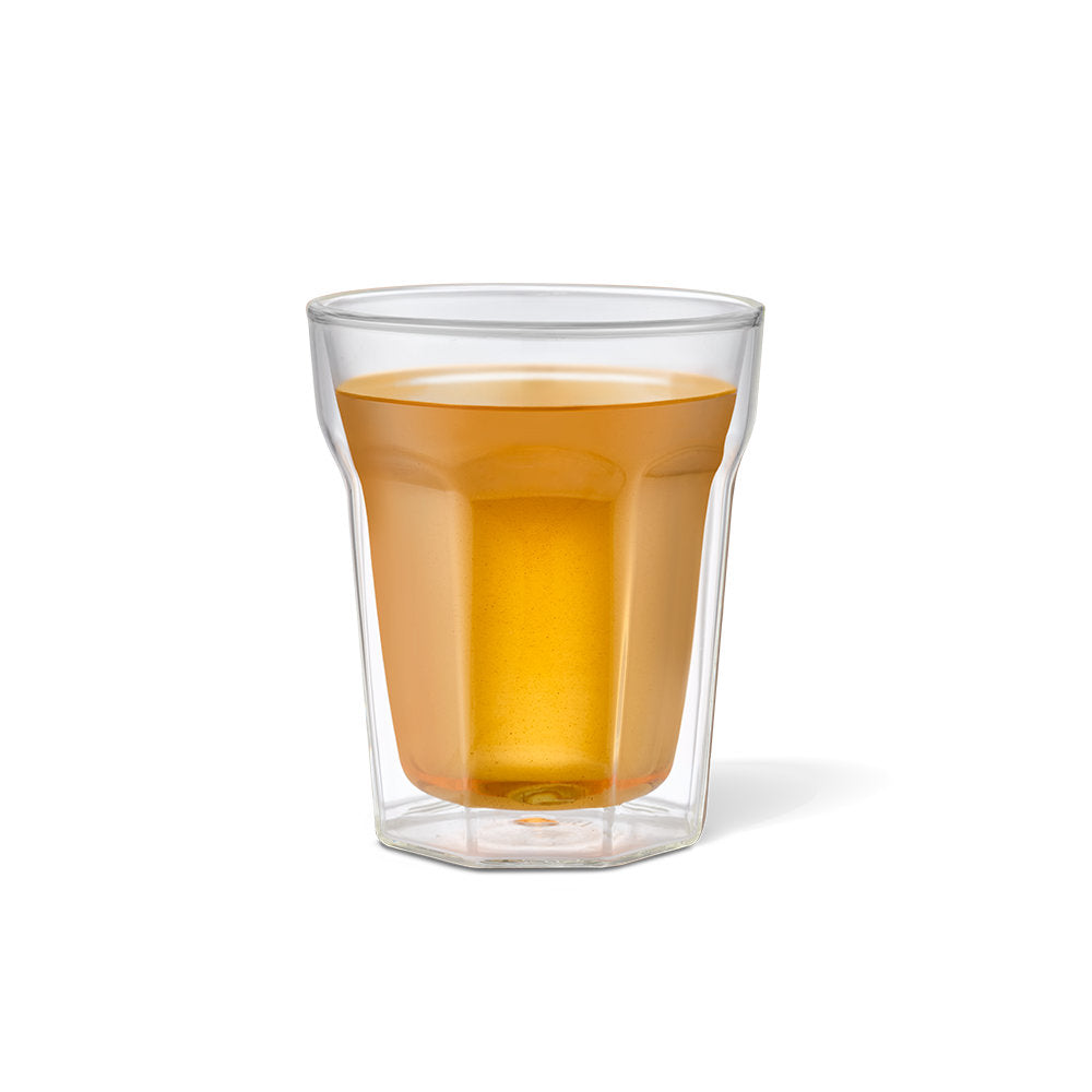 Baccarat Barista Facet Double Wall Latte Glass 236ml Set of 2