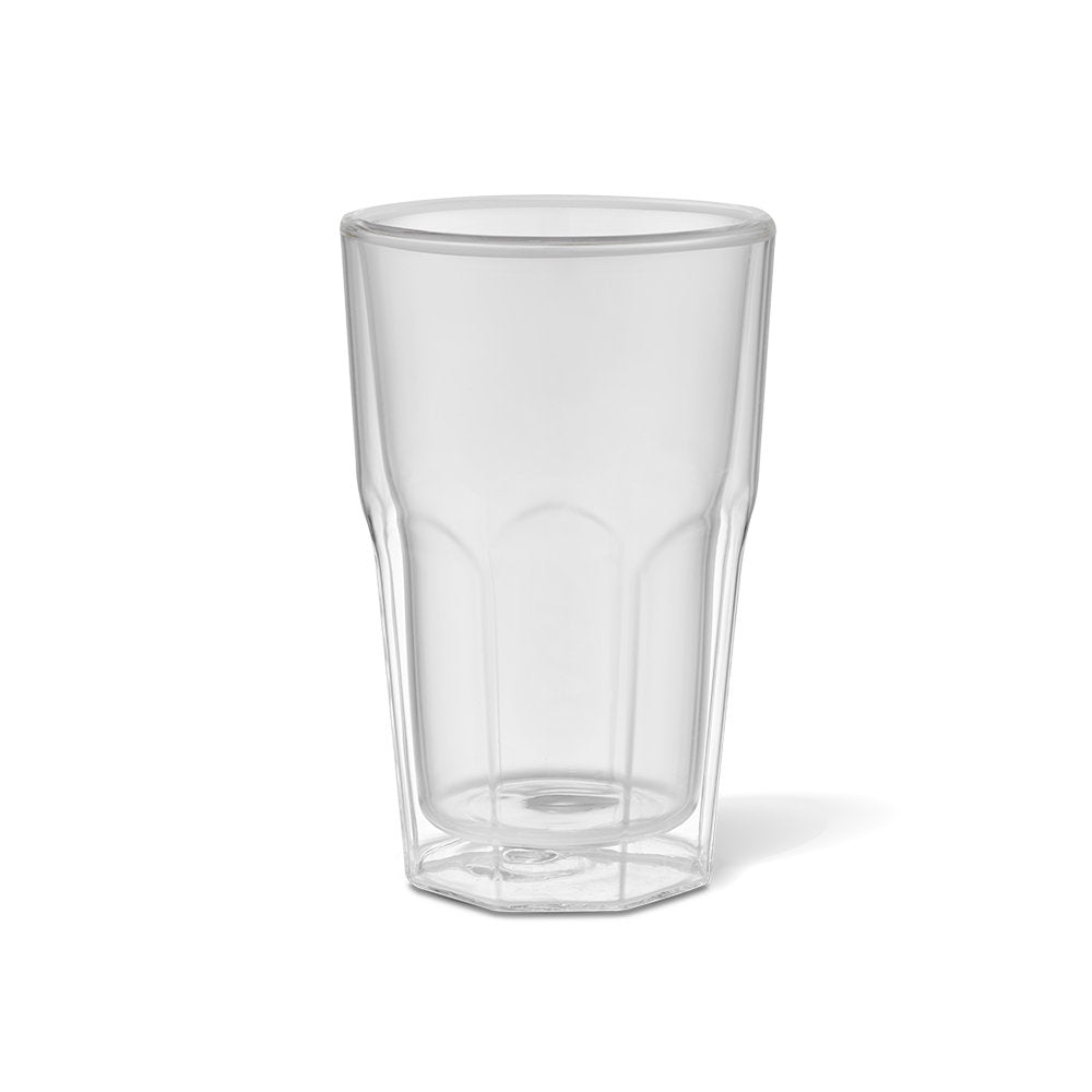 Baccarat Barista Facet Double Wall Medium Glass 345ml Set of 2