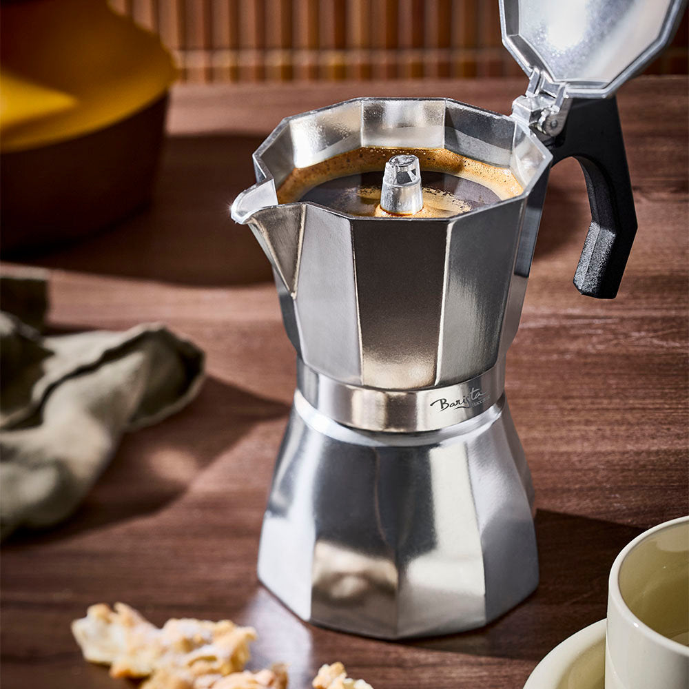 Baccarat Barista Brillante 6 Cup Stovetop Espresso Coffee Maker