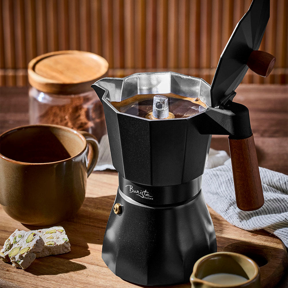 Baccarat Barista Italico Induction 6 Cup Espresso Maker