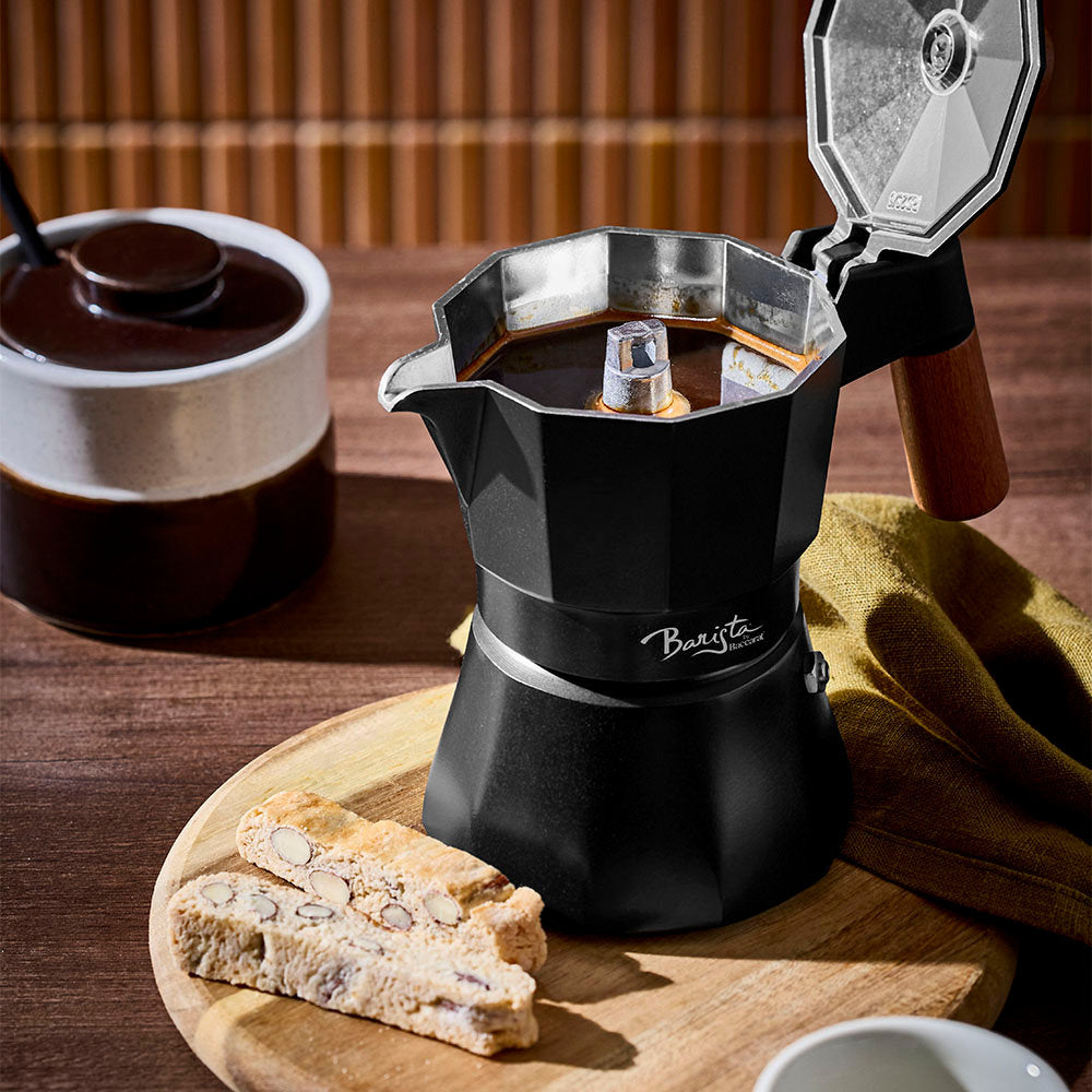 Baccarat Barista Italico Induction 3 Cup Espresso Maker