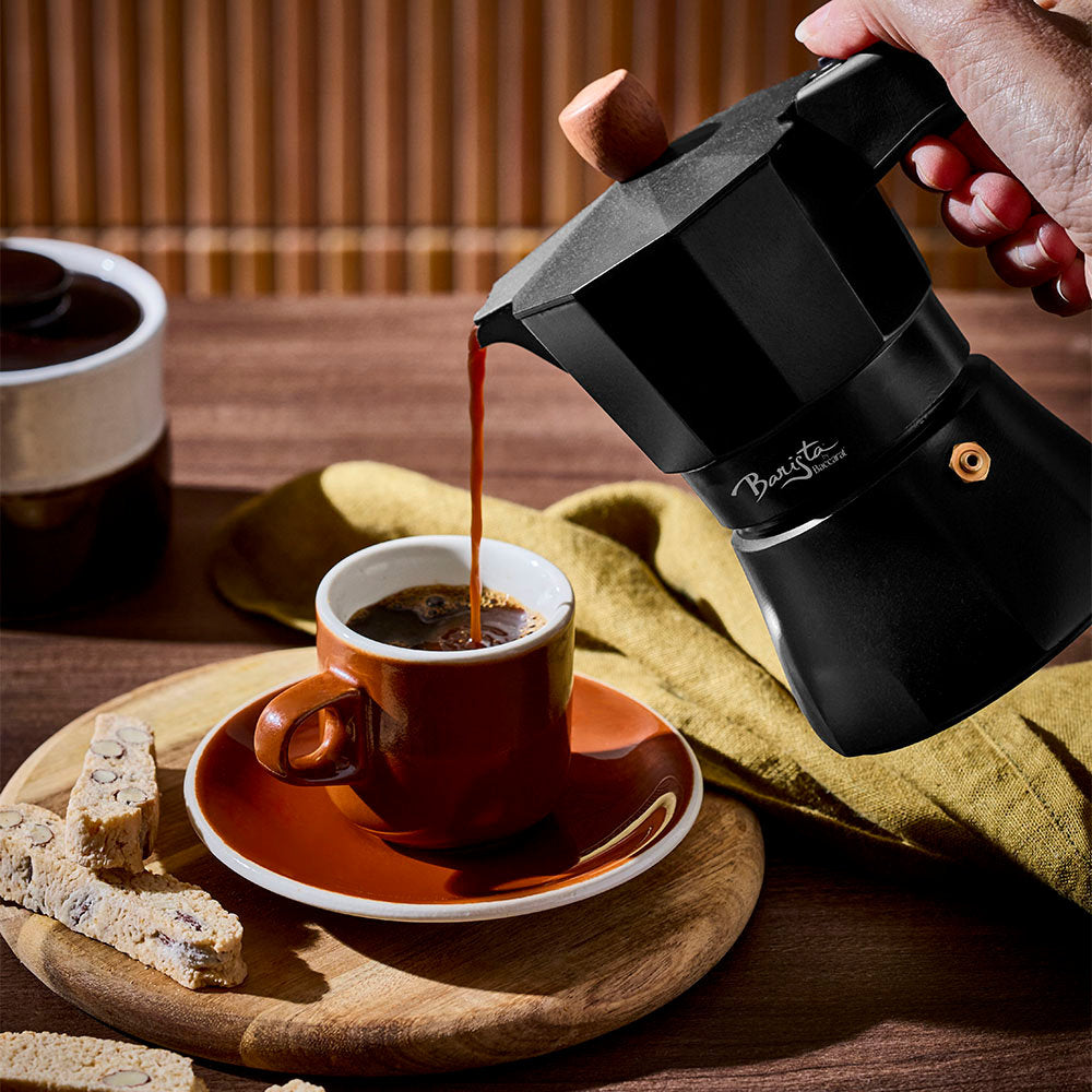 Baccarat Barista Italico Induction 3 Cup Espresso Maker