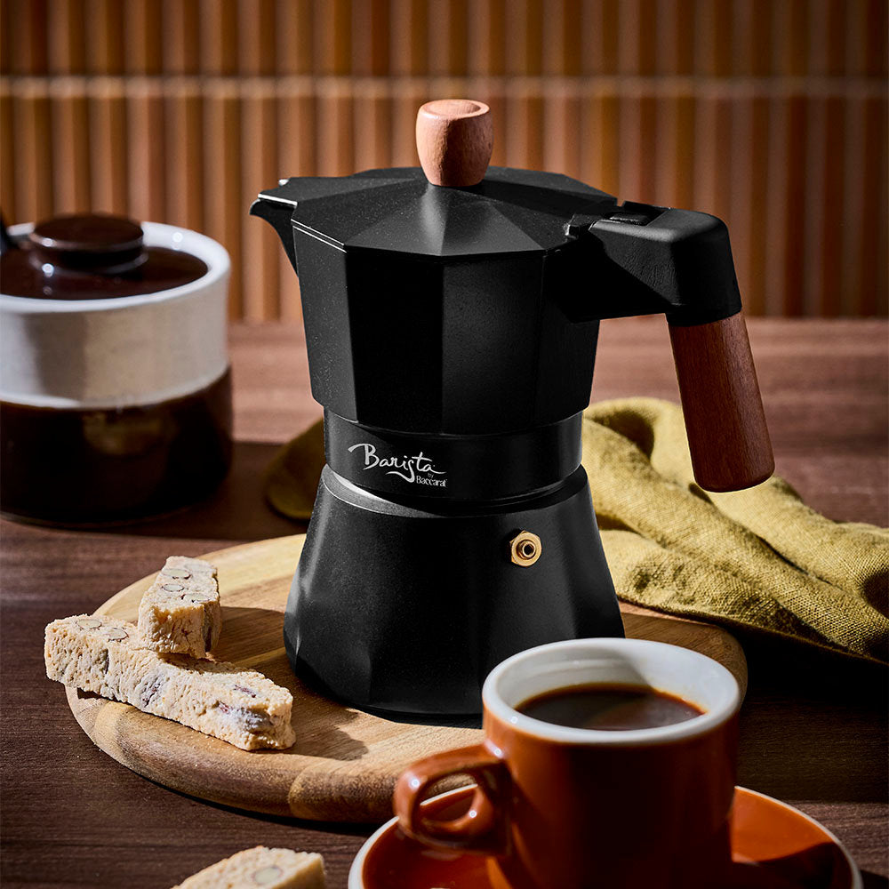 Baccarat Barista Italico Induction 3 Cup Espresso Maker