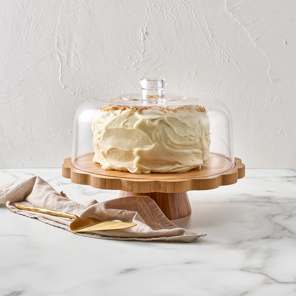 Alex Liddy Slate & Co Bamboo Cake Stand 30cm