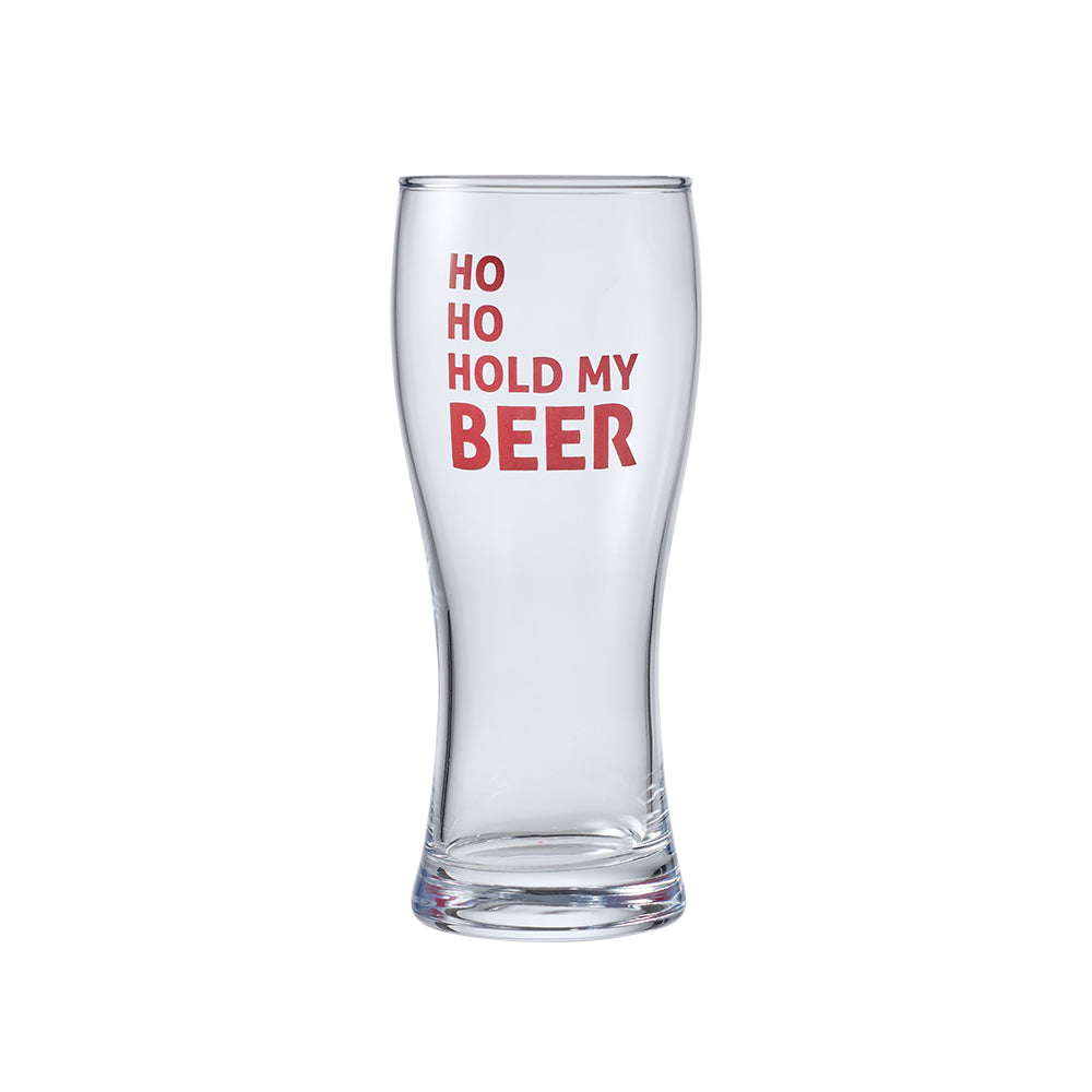 Ambrosia Santas Workshop Set Of 2 Beer Glasses