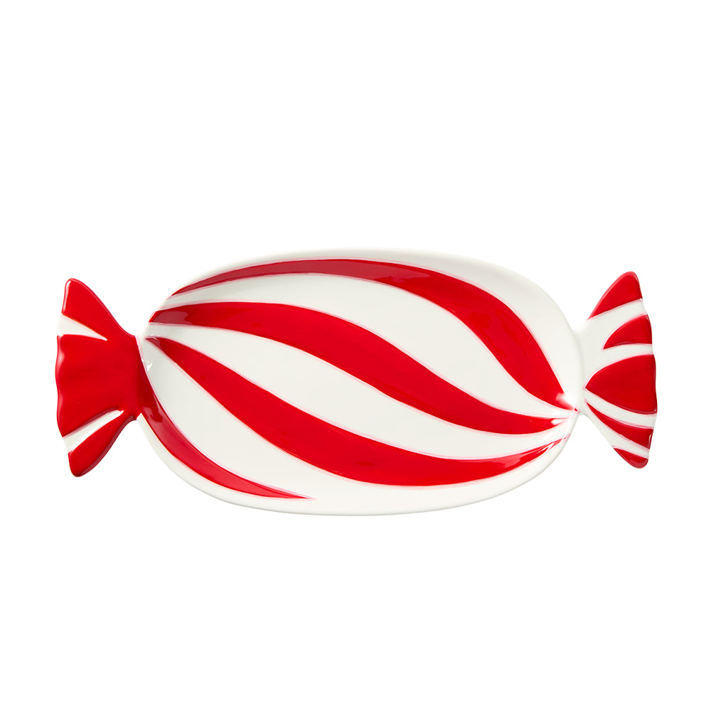 Ambrosia Santas Workshop Candy Serving Platter
