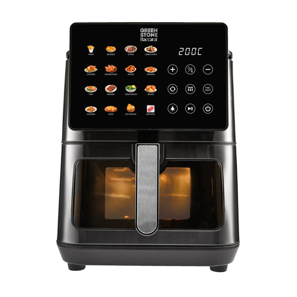Baccarat GREEN STONE Air Fryer LED 9L Black