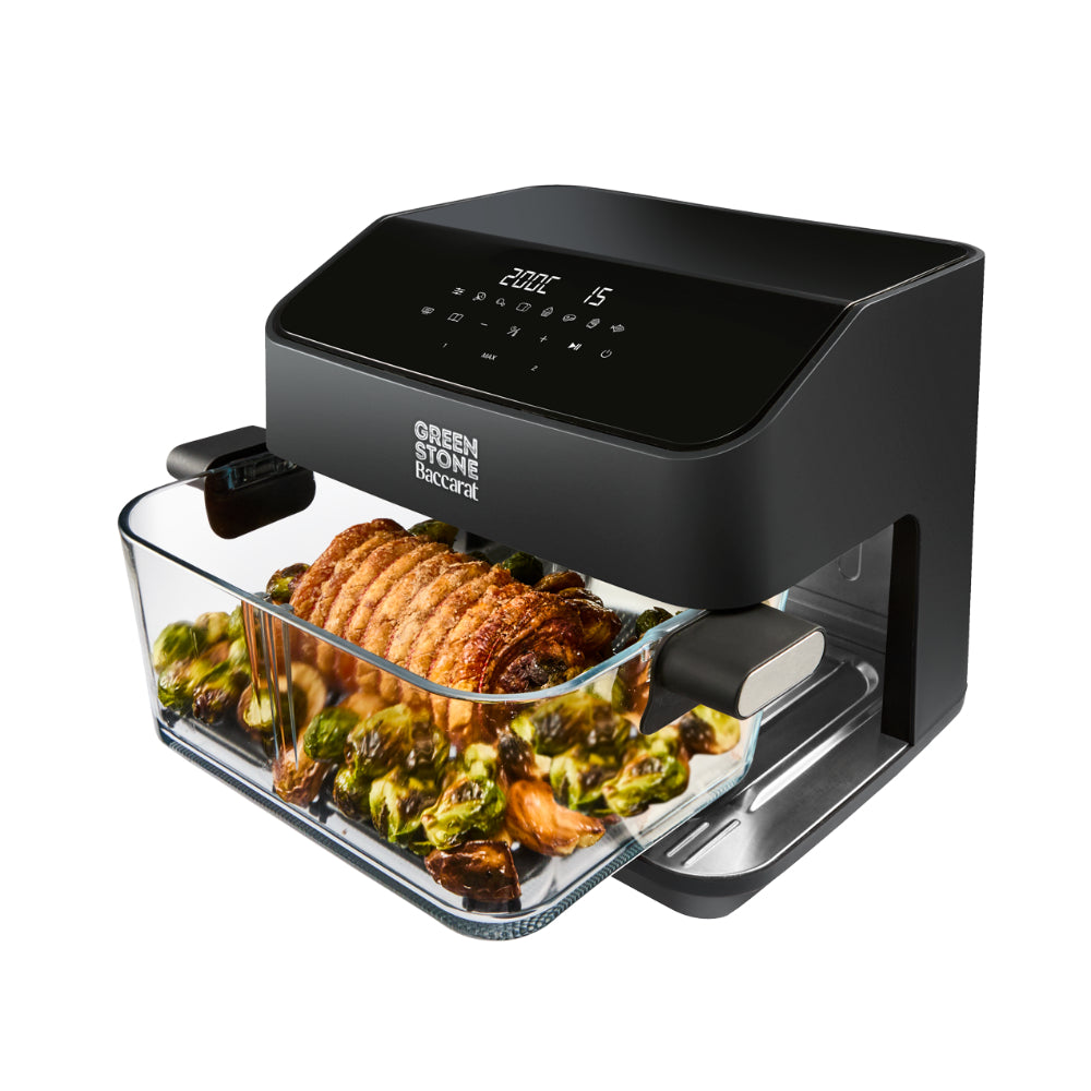 Baccarat GREEN STONE Air Fryer Glass 8L Black