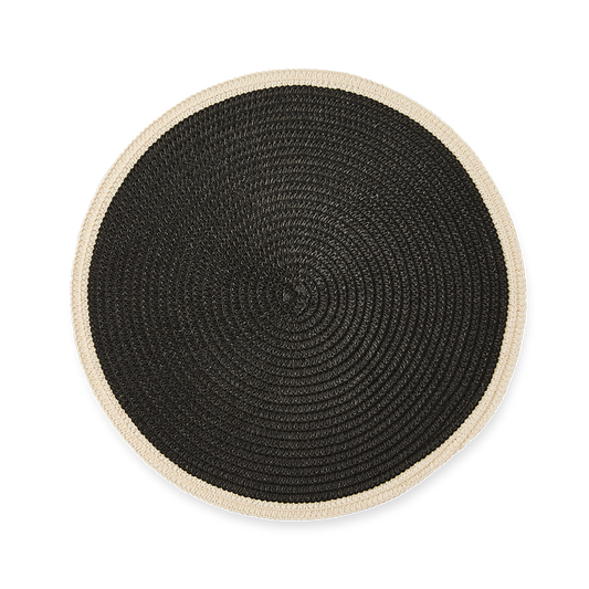 Salt & Pepper Set Of 2 Taylor Round Placemat 38cm
