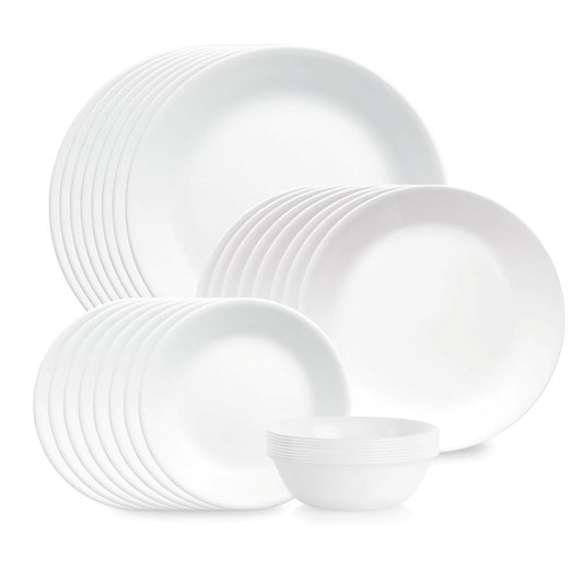 Corelle Winter Frost White 32 Piece Dinner Set
