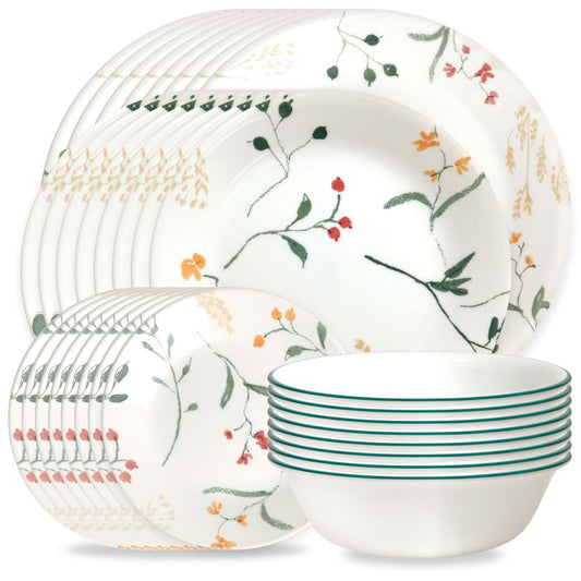 Corelle Wildflower Scatter 32 Piece Dinner Set