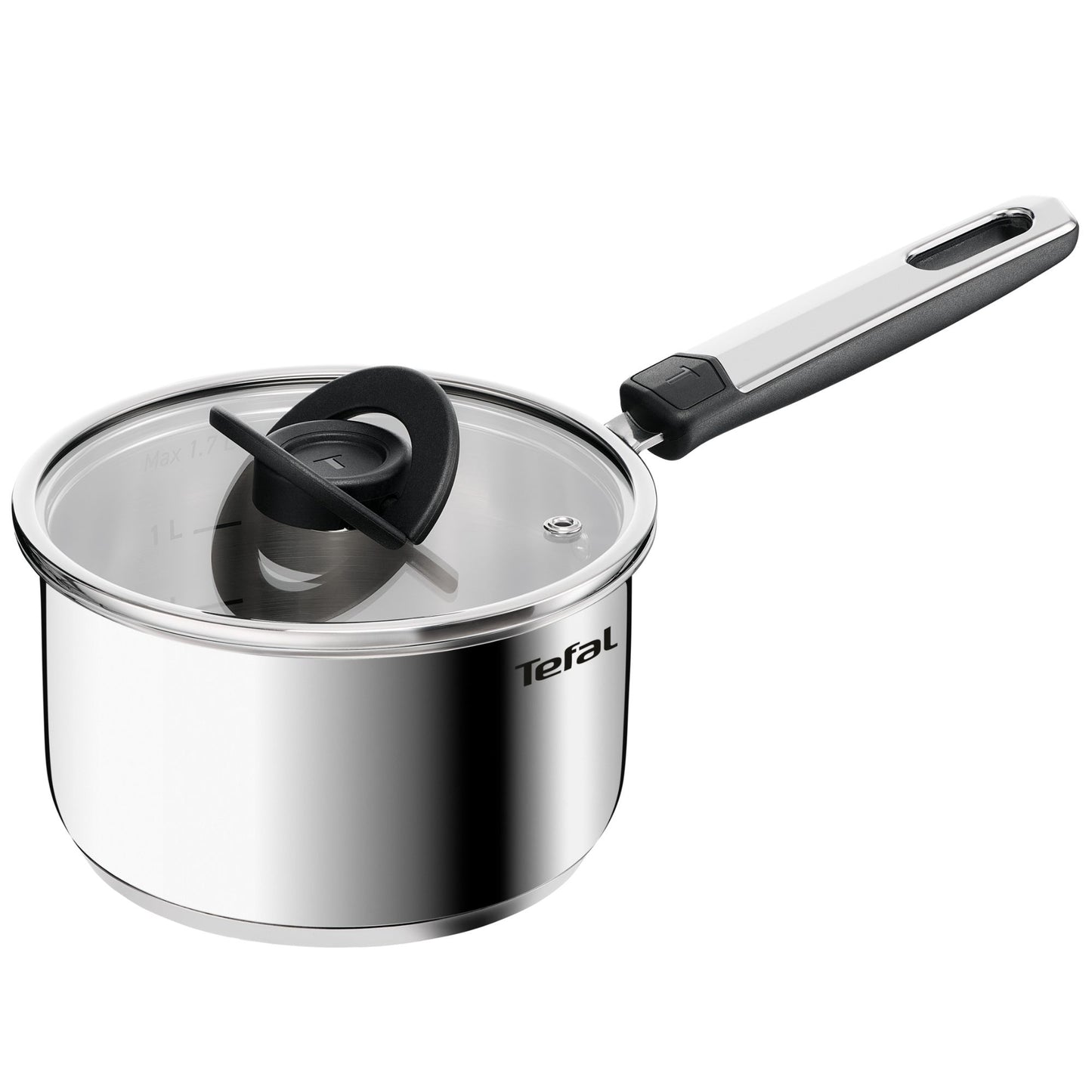 Tefal Space+ Emotion+ Induction Stainless Steel Saucepan 16cm & Lid