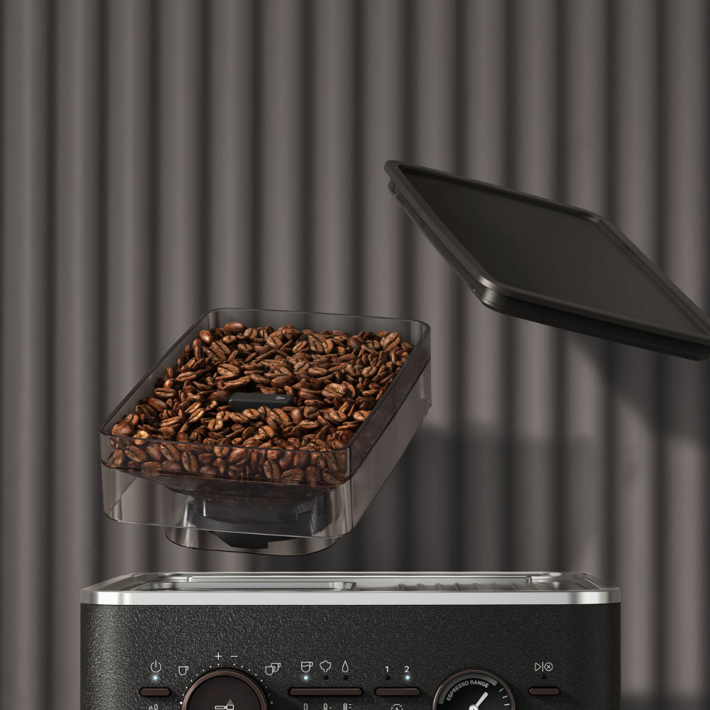 KitchenAid Semi Automatic Espresso Machine With Burr Grinder Cast Iron Black