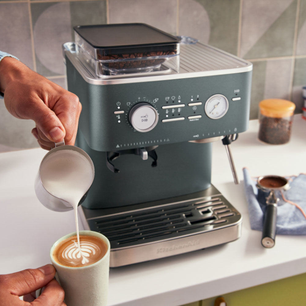 KitchenAid Semi Automatic Espresso Machine With Burr Grinder