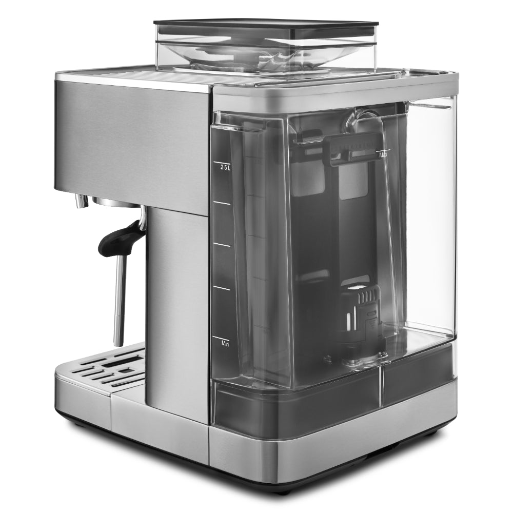 KitchenAid Semi Automatic Espresso Machine With Burr Grinder Stainless Steel