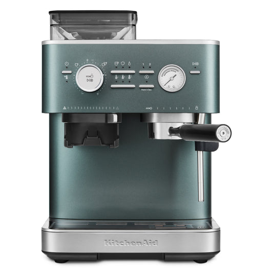 KitchenAid Semi Automatic Espresso Machine With Burr Grinder Juniper
