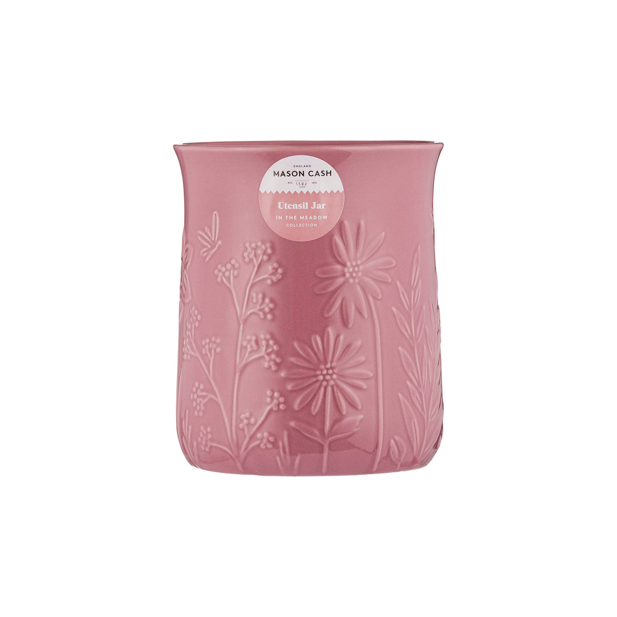 Mason Cash In The Meadow Pink Utensil Pot 1.3L