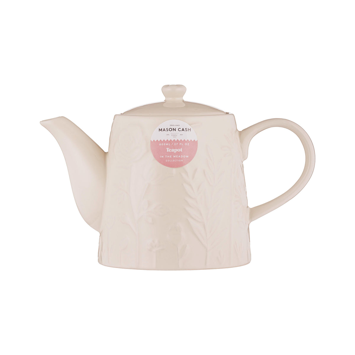 Mason Cash In The Meadow Cream Teapot 800ml
