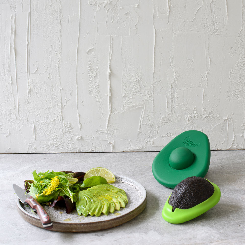 Food Huggers Avocado Hugger Set of 2 Fresh Green