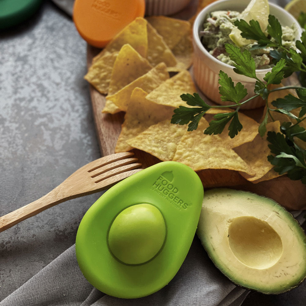 Food Huggers Avocado Hugger Set of 2 Fresh Green