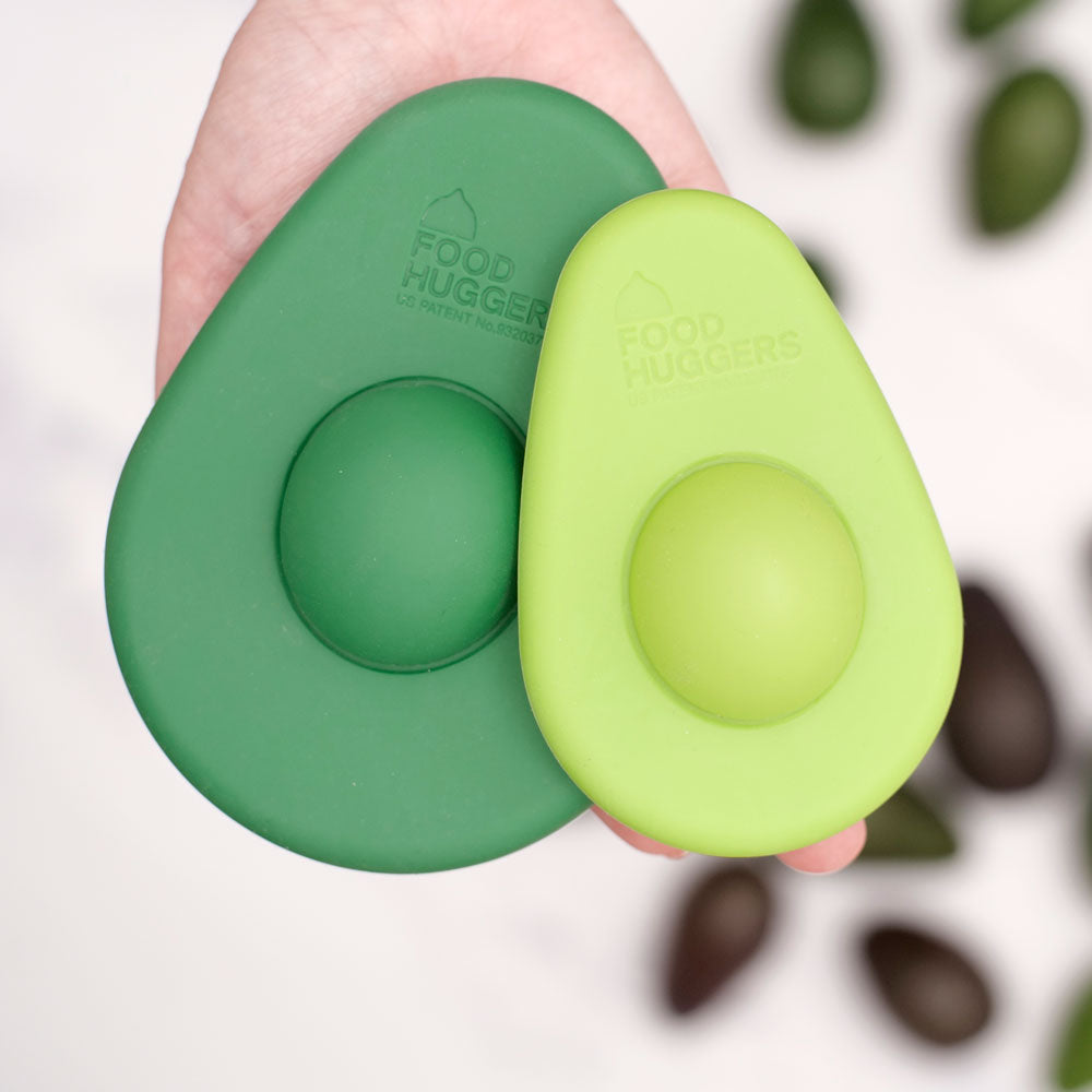 Food Huggers Avocado Hugger Set of 2 Fresh Green