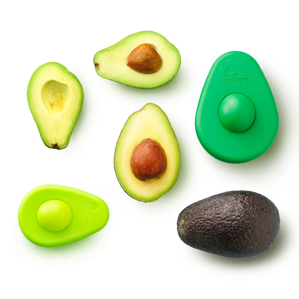 Food Huggers Avocado Hugger Set of 2 Fresh Green