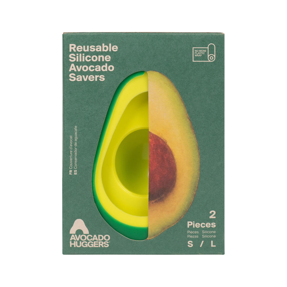 Food Huggers Avocado Hugger Set of 2 Fresh Green