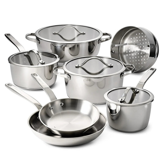 Tramontina Tempo Stainless Steel 7 Piece Cookware Set
