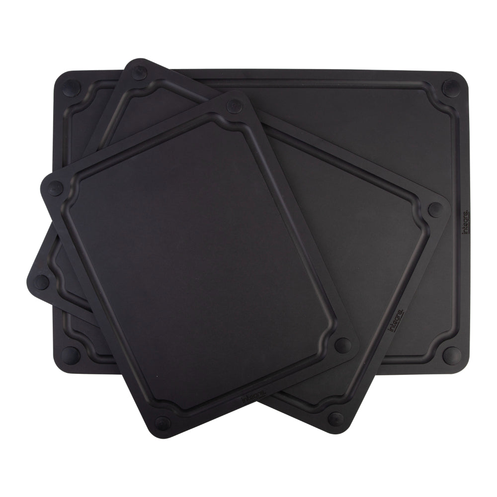 Integra Wood Fibre Reversible Cutting Board 30cm x 23.5cm Black