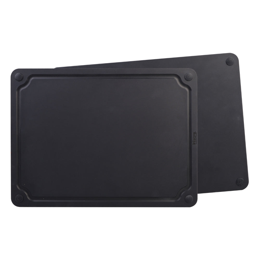 Integra Wood Fibre Reversible Cutting Board 37cm x 27.5cm Black